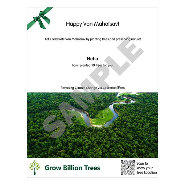 Trees for Van Mahotsav (1st-7th Jul)